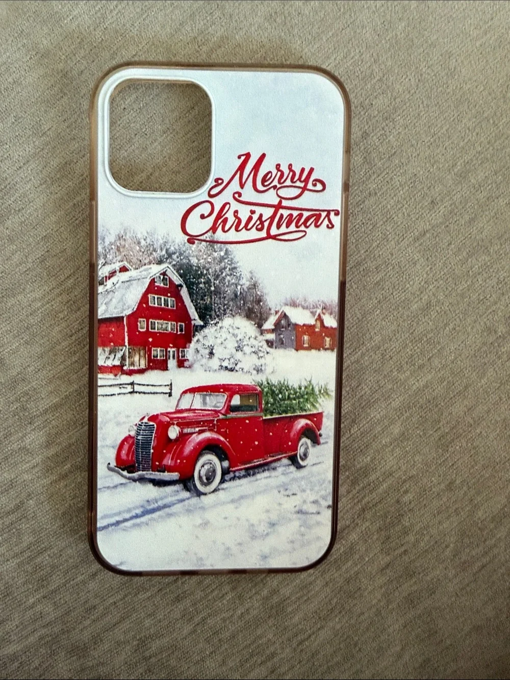 Holiday Merry Christmas Red Truck Phone Case